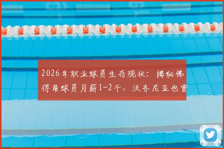 2026年职业球员生存现状:揭秘佛得角球员月薪1-2千,沃齐尼亚也曾打多份工的背后故事